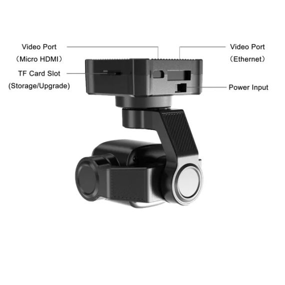 SIYI A8 Mini 4K 8MP Ultra HD 6X Digital Zoom Gimbal Kamera