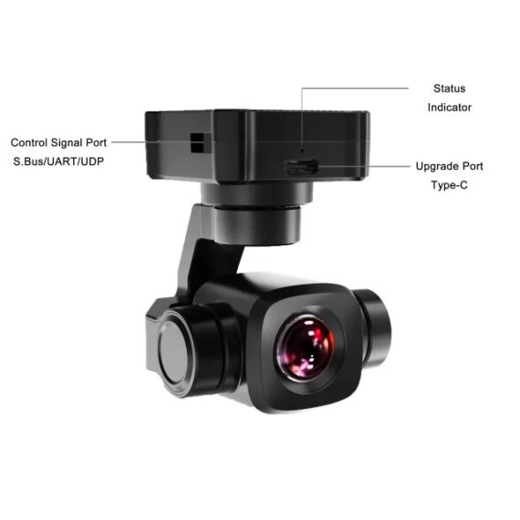 SIYI A8 Mini 4K 8MP Ultra HD 6X Digital Zoom Gimbal Kamera